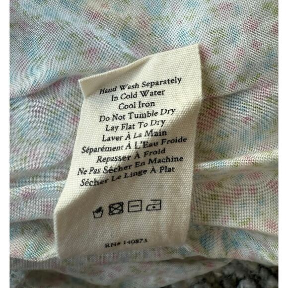 LoveShackFancy NWT Toto Pink Floral Smocked Cottagecore Mini Dress size Small - Picture 12 of 16